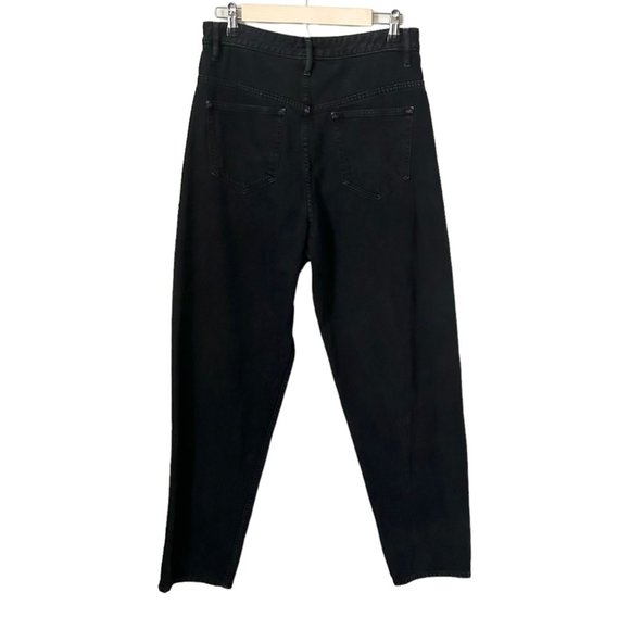 Isabel Marant Etoile Corsy Black High Rise Boyfriend Jeans - Picture 3 of 6